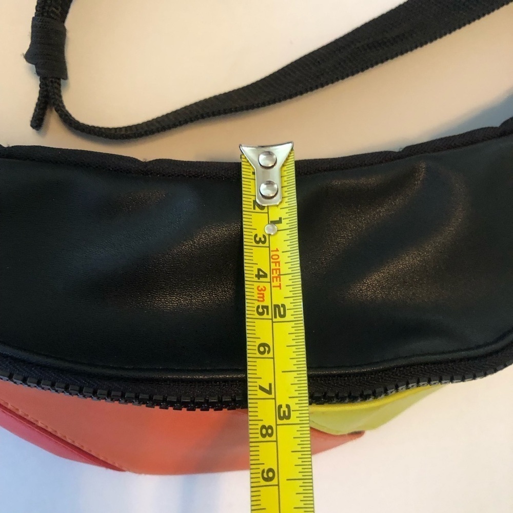 NWOT ASOS DESIGN cross body fanny pack in rainbow color block - Picture 14 of 16
